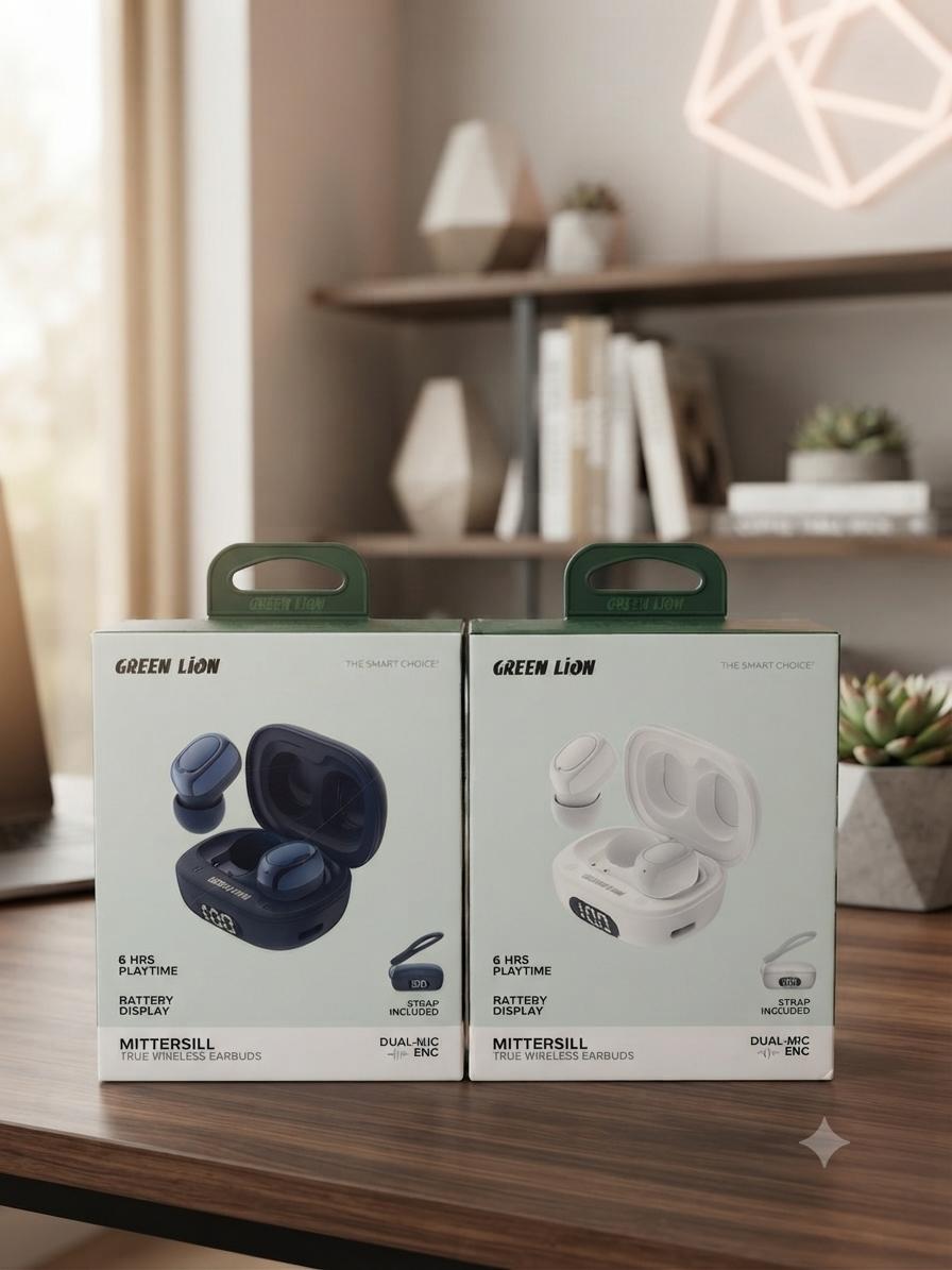 سماعات Green Lion Mittersill True Wireless Earbuds