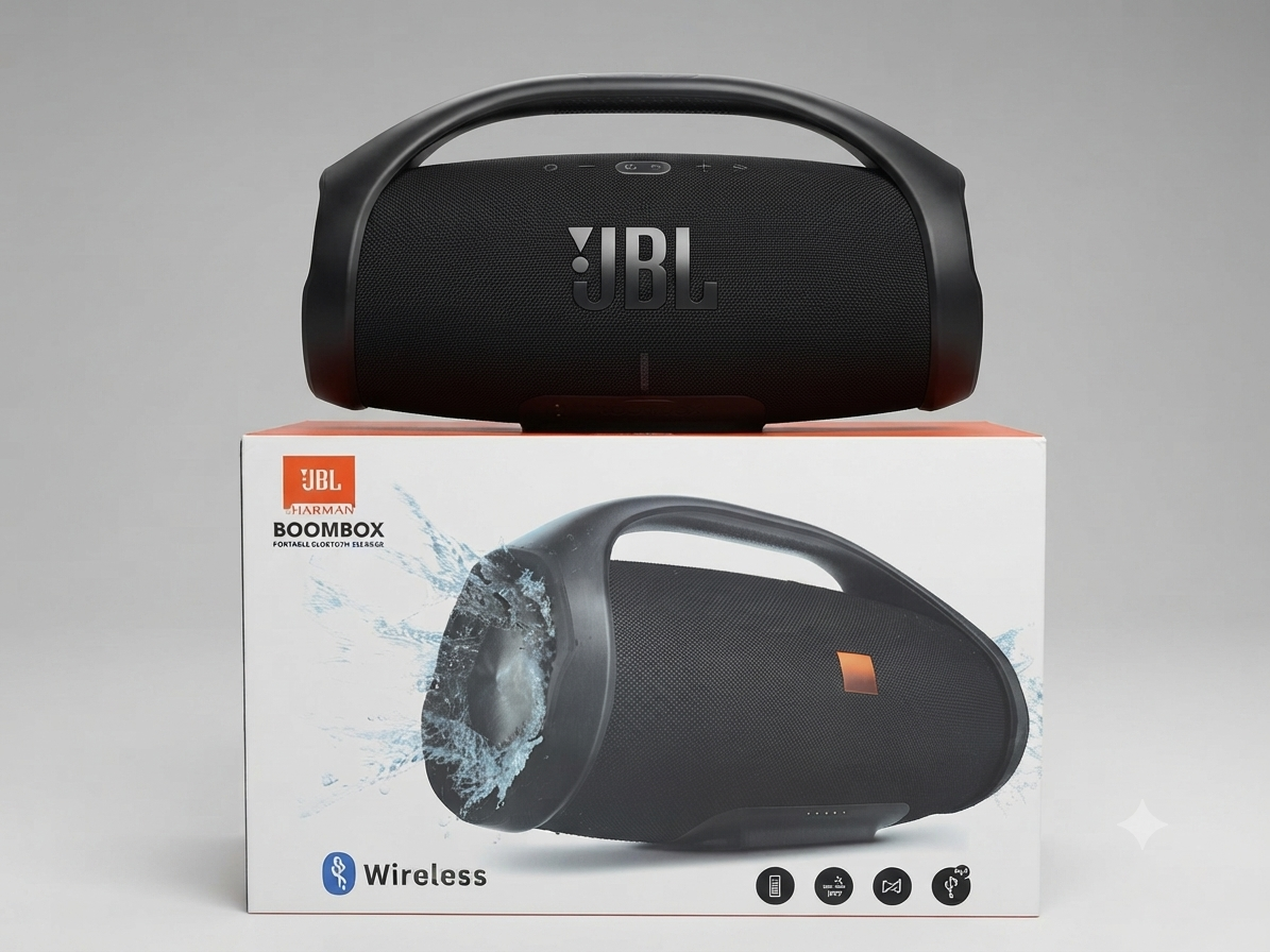 سماعة بلوتوث محمولة JBL Boombox مقاومة للماء من MT Mobile